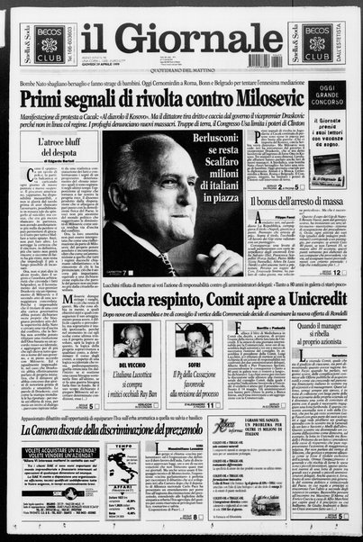 Il giornale : quotidiano del mattino